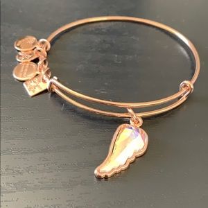 Alex and Ani Crystal Wing Bangle